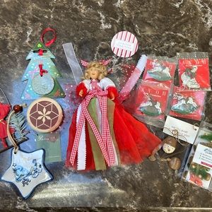 Christmas ornament bundle mostly NWT